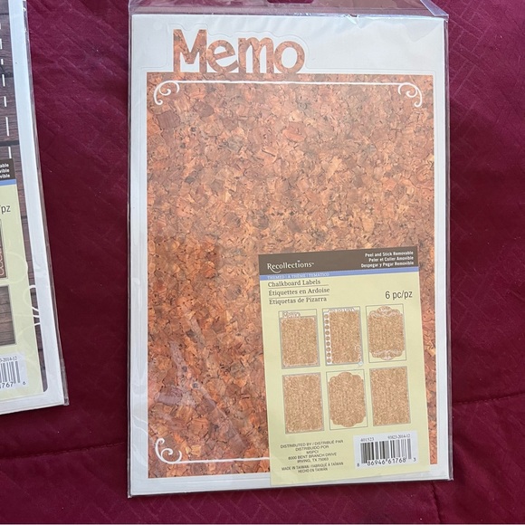 Recollections CHALKBOARD LABELS Peel and Stick Removable Labels Bundle of 3 - Picture 5 of 9